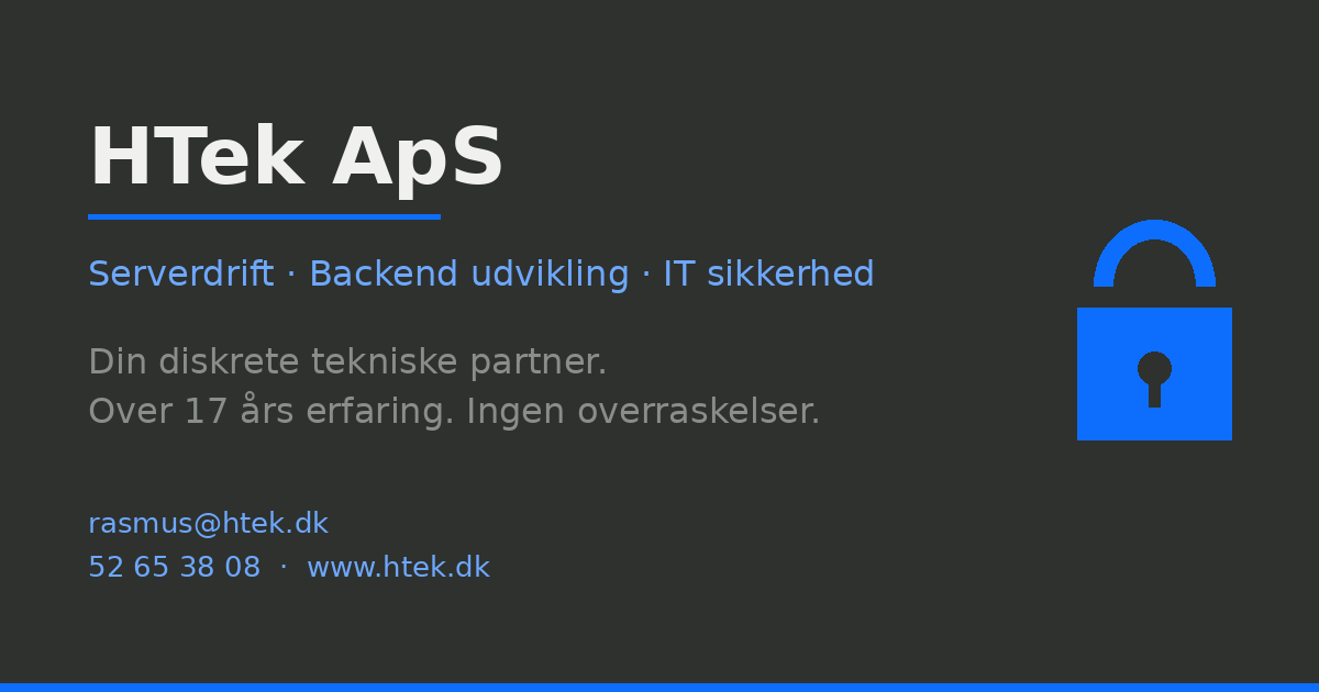 HTek ApS logo
